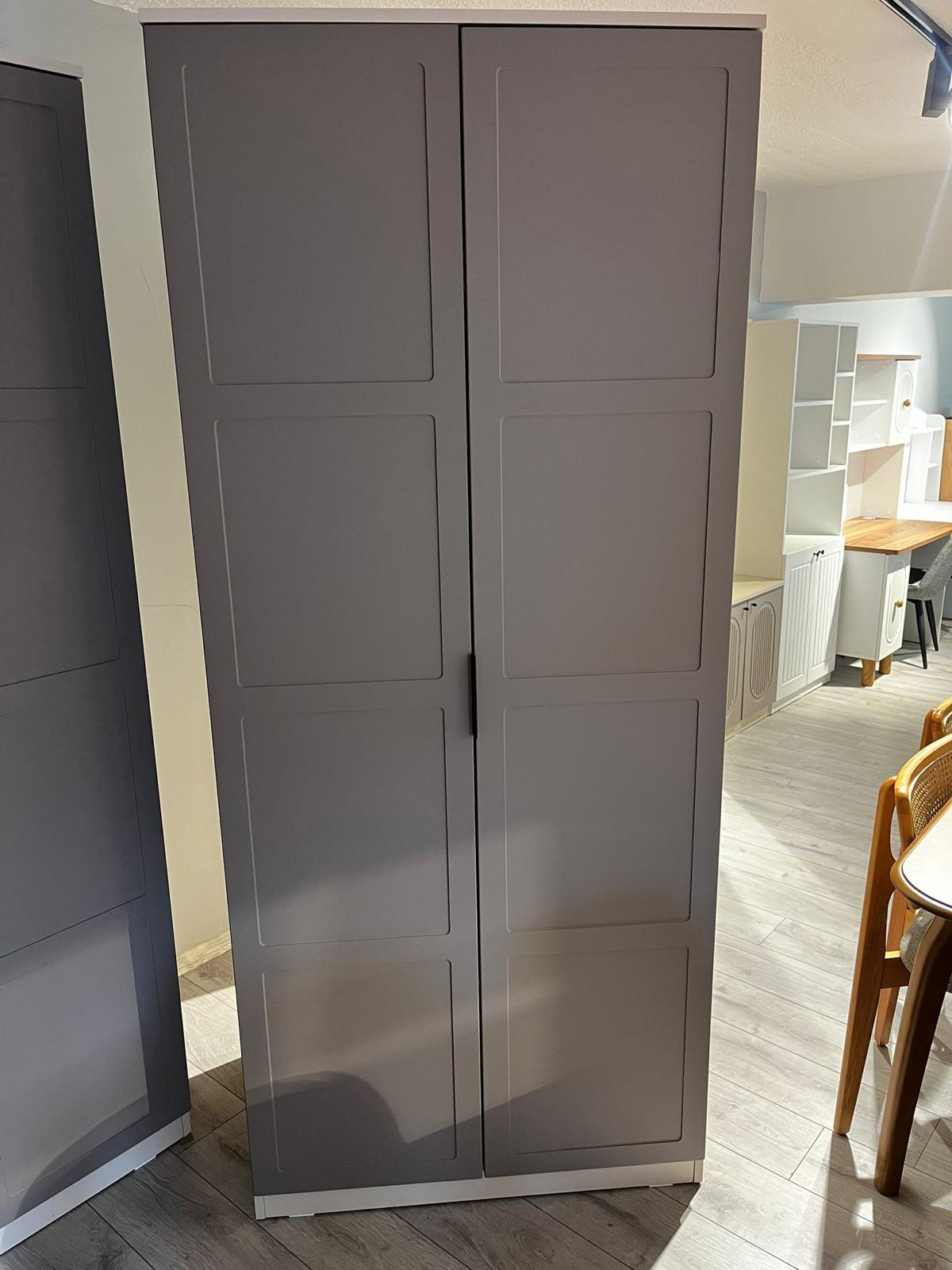 Ece 2 Kapaklı Elbise Dolabı-Membran Kapaklı