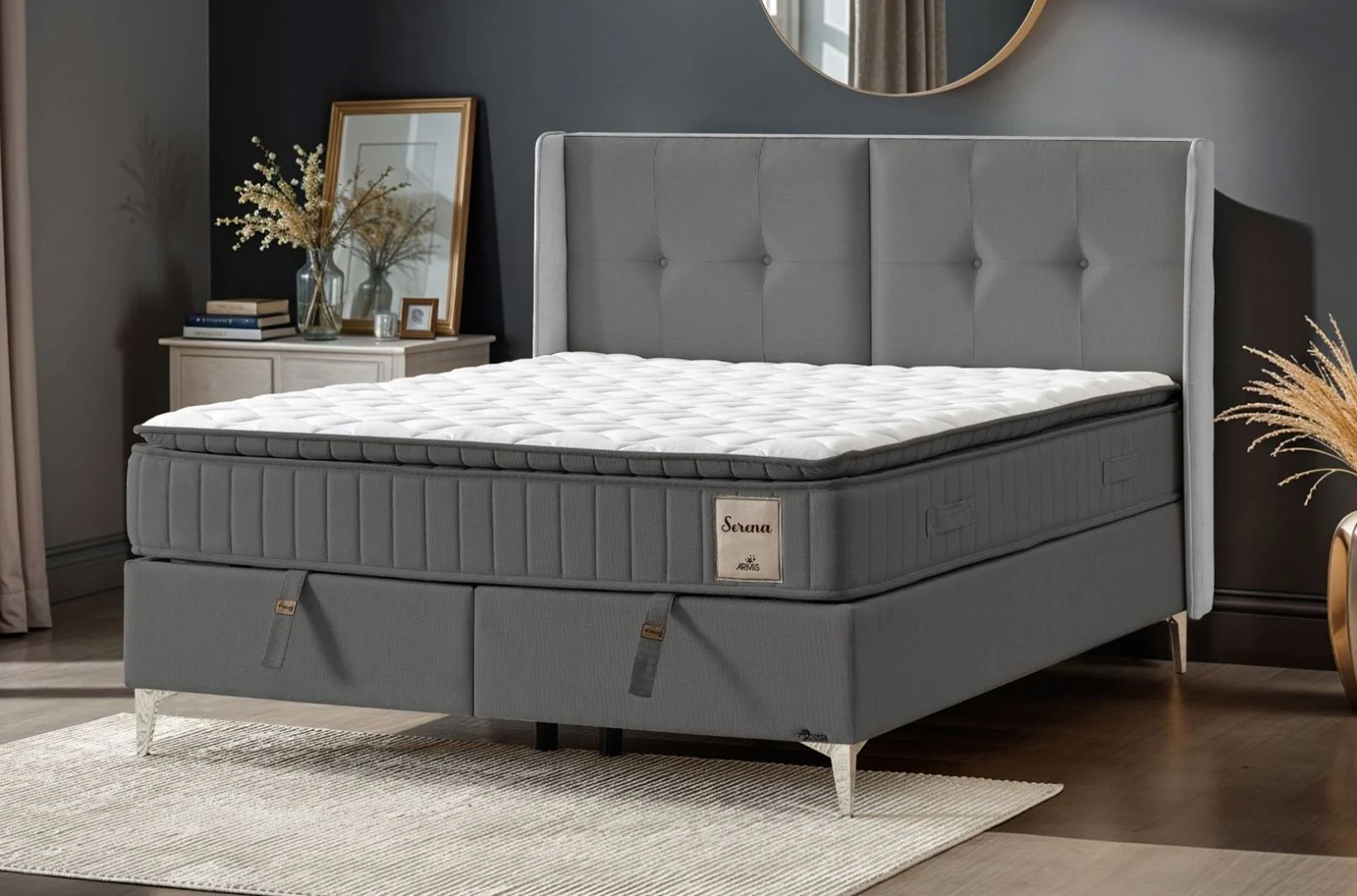 Armis Set 120*200 Serena Gri-Antrasit