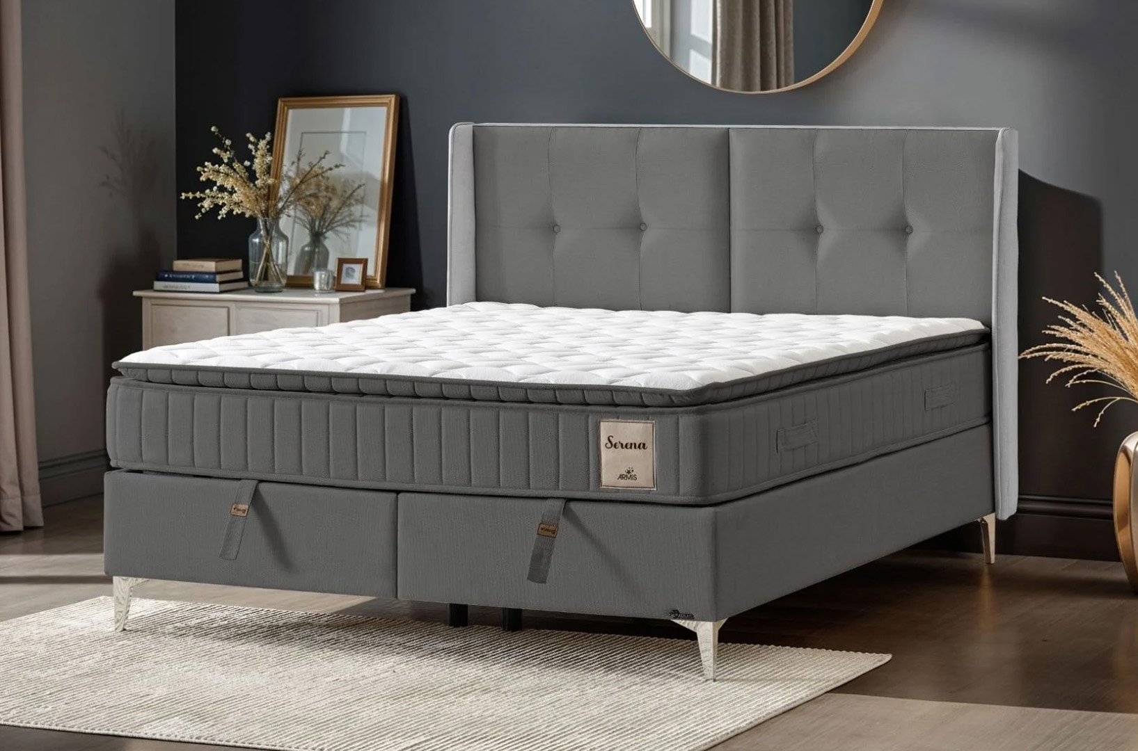 Armis Set 160*200 Serena Gri-Antrasit