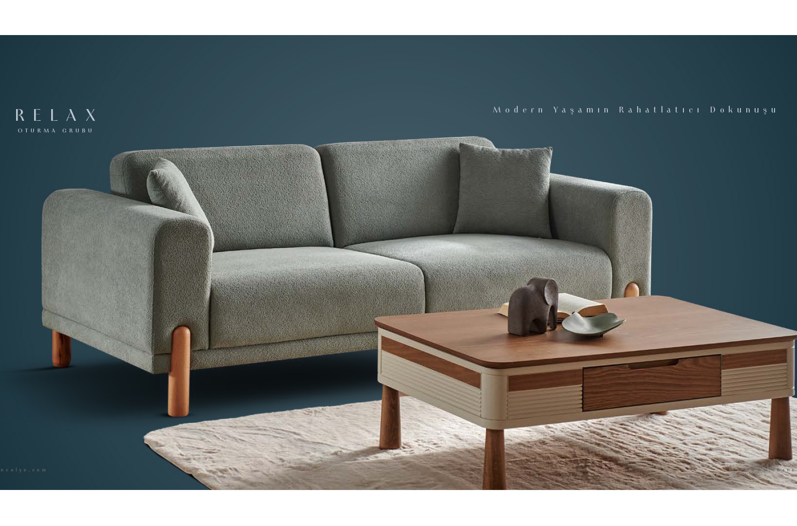 Relax İkili Kanepe (190 Cm)