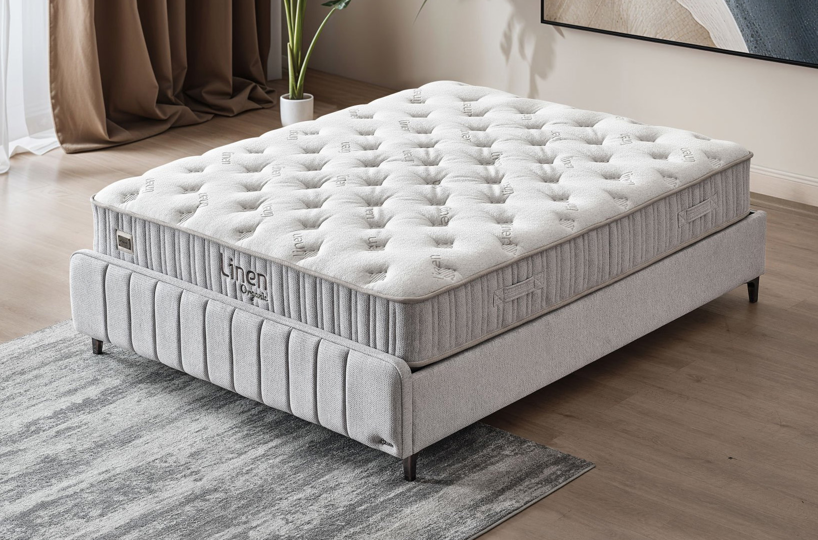 Armis Yatak 200*200 Linen Organic